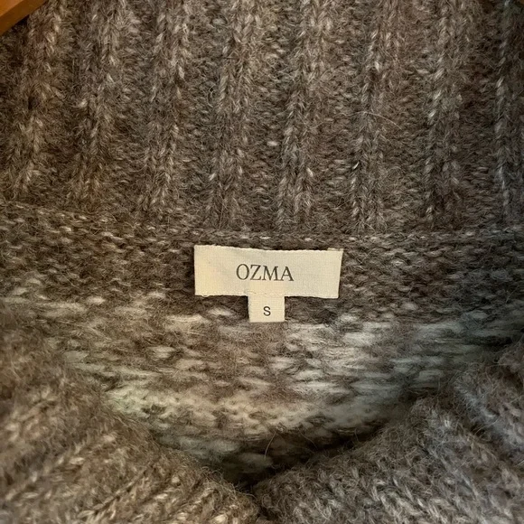 TRADE Ozma of California Cabin Cardi, Eco-Cloud Alpaca Cotton, Shrub - Picture 11 of 15